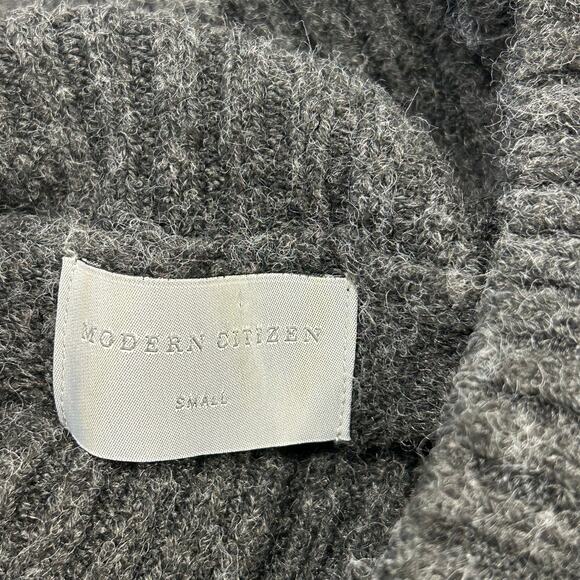 Modern Citizen Karlie Oversized Turtleneck Sweater Gray Women’s Size S - Picture 11 of 12